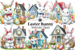 Easter Bunny Clipart Bundle 43 - CraftNest - Digital Crafting and Art