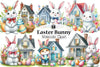 Easter Bunny Clipart Bundle