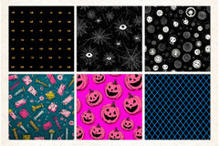 Nightmare Halloween Digital Paper - CraftNest - Digital Crafting and Art