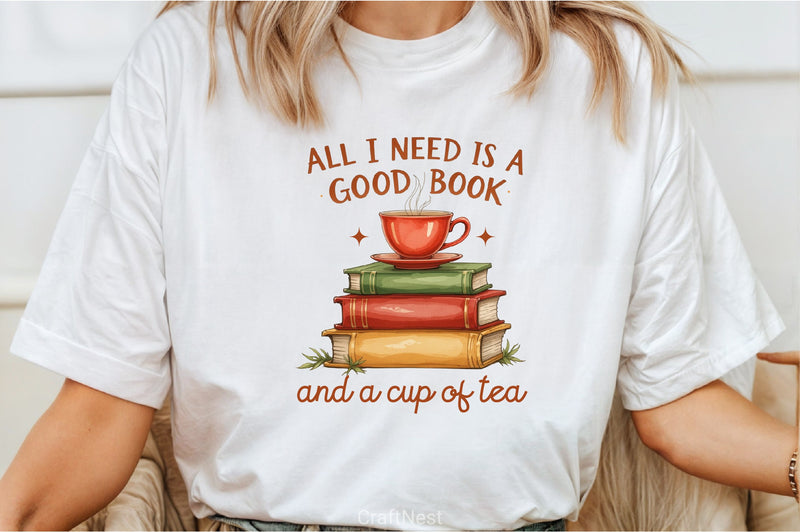 Good Book & Tea Clipart Bundle - CraftNest - Digital Crafting and Art