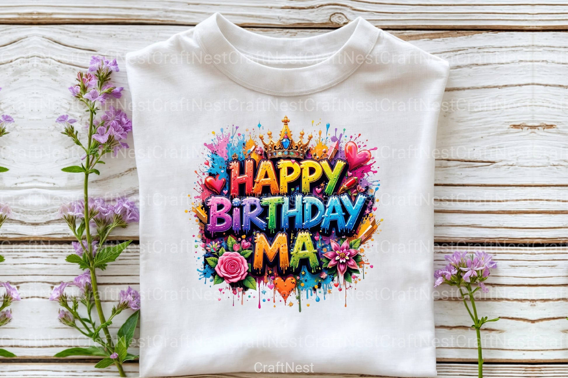 Happy Birthday Ma Clipart Bundle 3 - CraftNest - Digital Crafting and Art