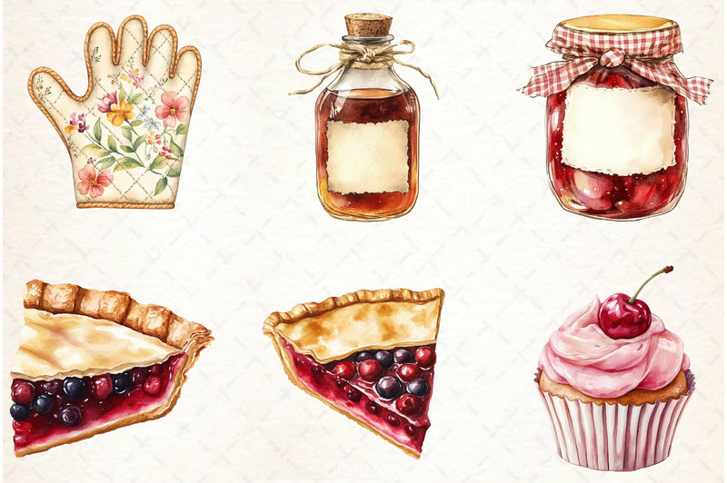 Baking Time Clipart Bundle - CraftNest - Digital Crafting and Art