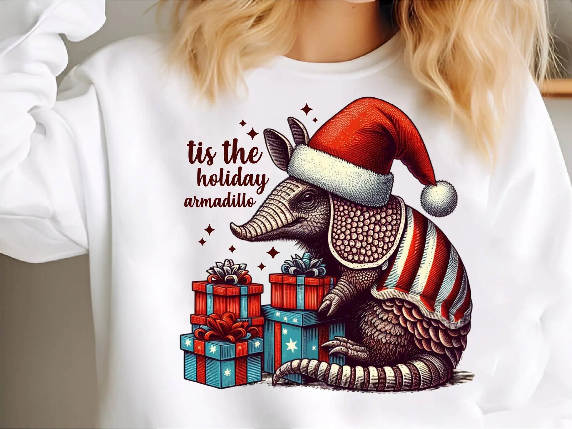 Holiday Armadillo Christmas Clipart Bundle - CraftNest - Digital Crafting and Art