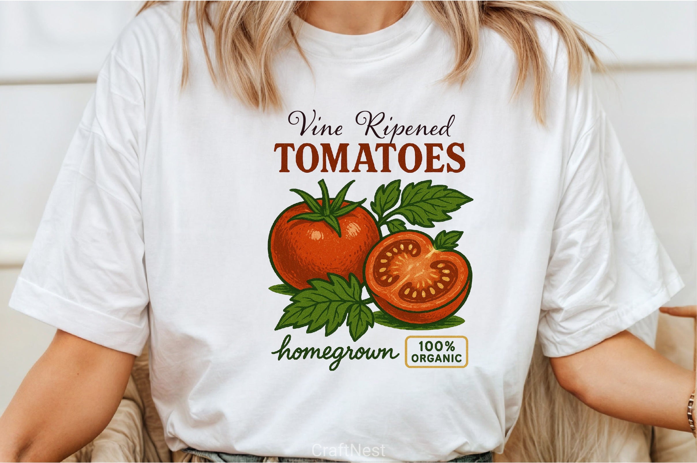 Vine Ripened Tomatoes Organic Clipart Bundle - CraftNest - Digital Crafting and Art