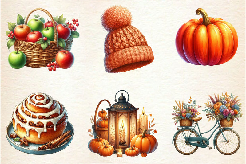 Fall Favorites Clipart Bundle - CraftNest - Digital Crafting and Art