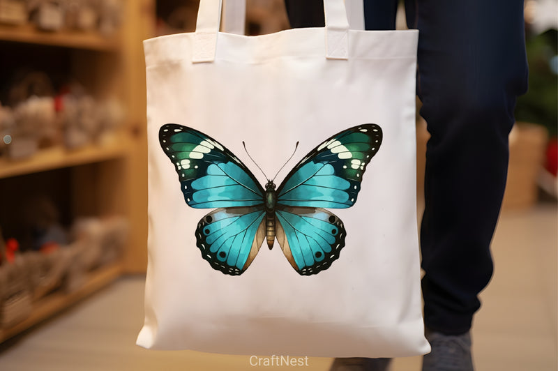 Colorful Butterfly Clipart Bundle - CraftNest - Digital Crafting and Art