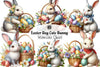 Easter Bunny Clipart Bundle