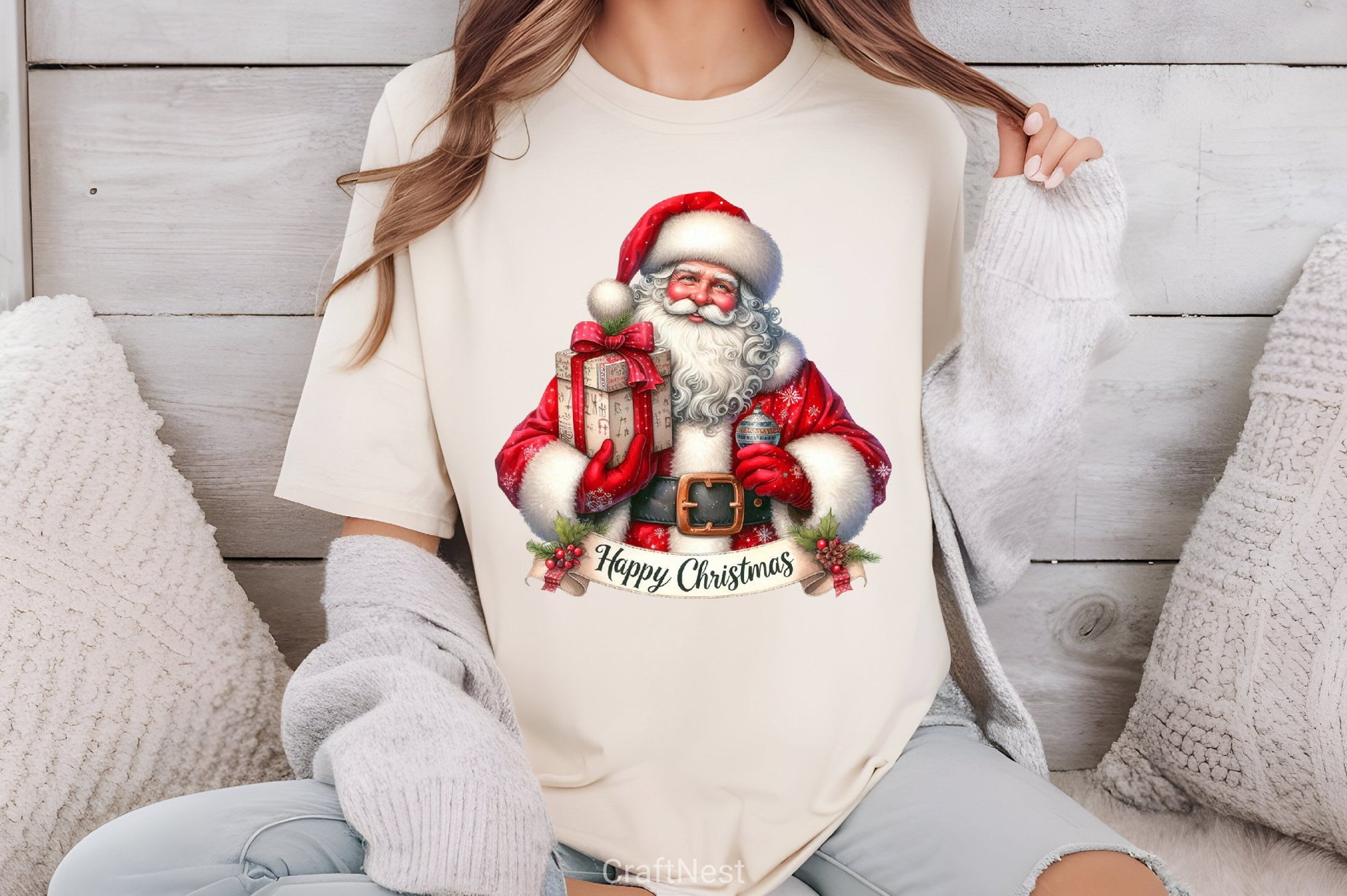 Funny Santa Clipart Bundle 1 - CraftNest - Digital Crafting and Art