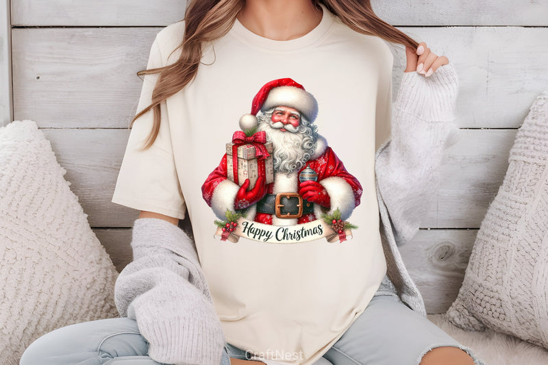 Funny Santa Clipart Bundle 1 - CraftNest - Digital Crafting and Art