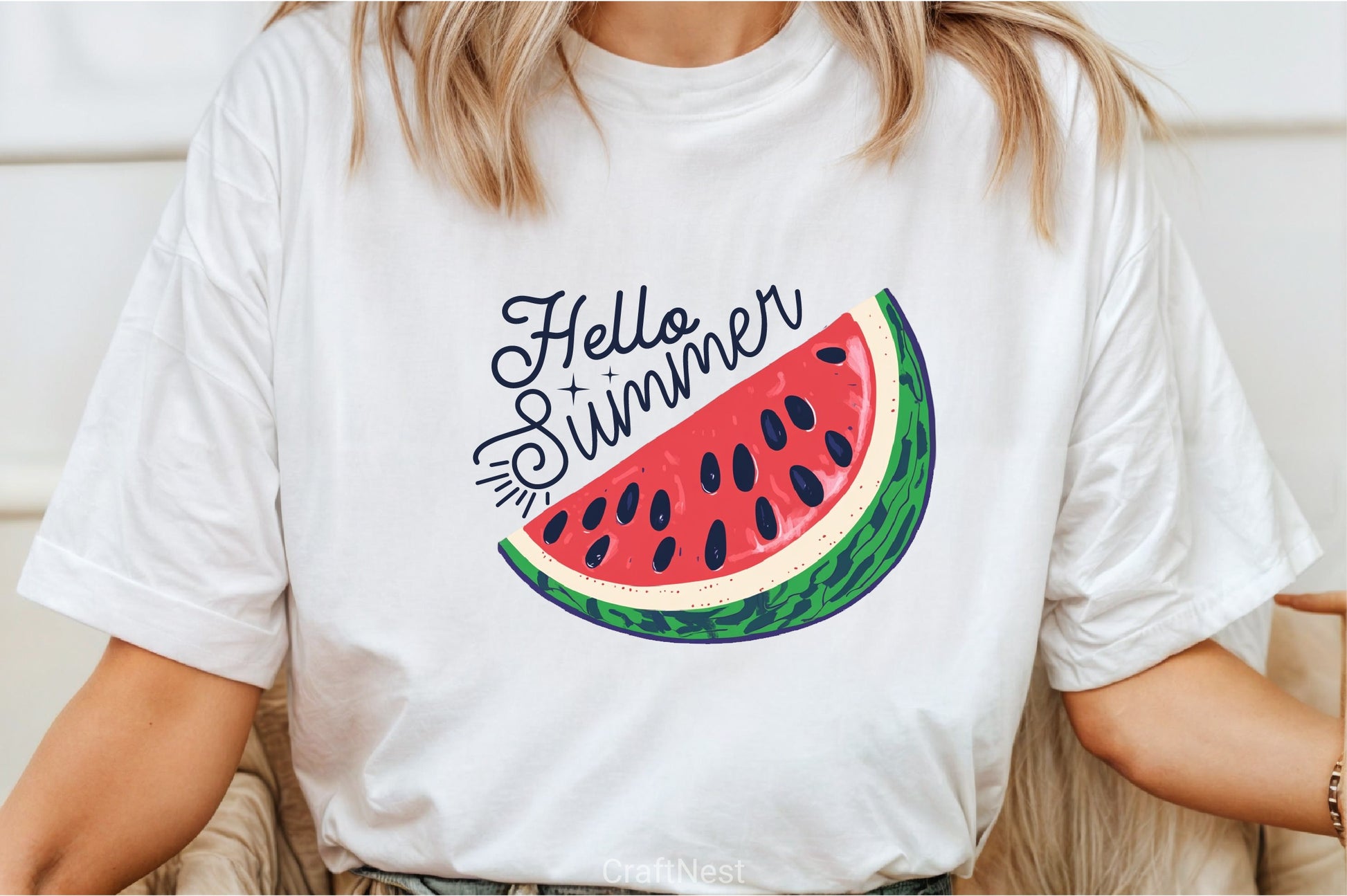 Hello Summer Watermelon Clipart Bundle 3 - CraftNest - Digital Crafting and Art