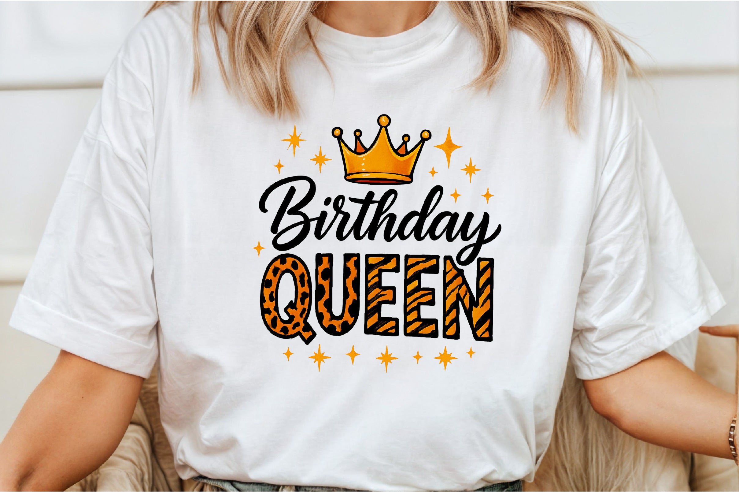 Birthday Queen Girl Clipart Bundle