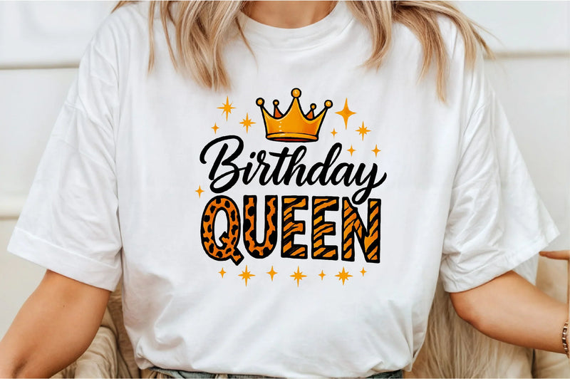 Birthday Queen Girl Clipart Bundle - CraftNest - Digital Crafting and Art