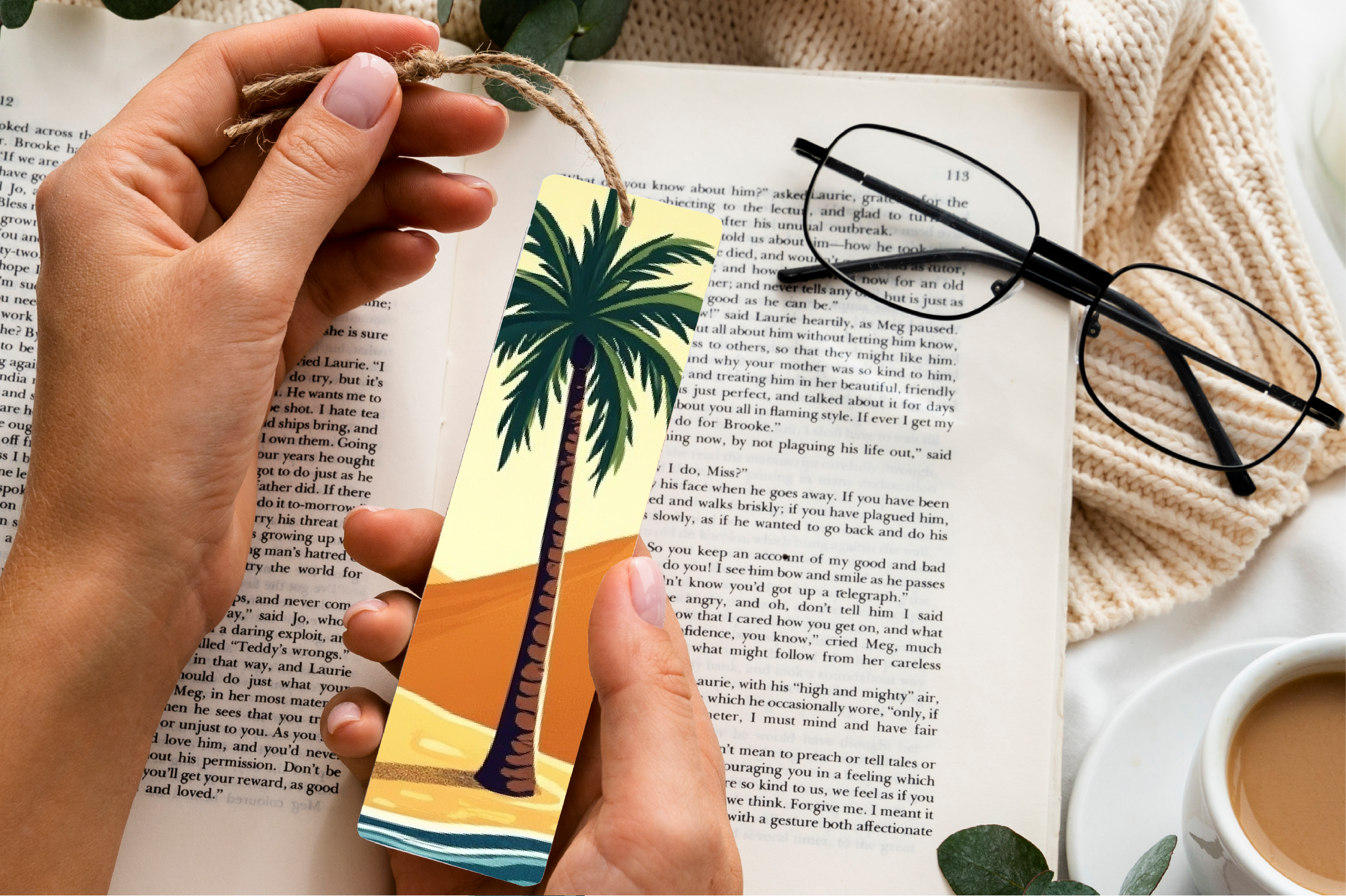 Desert Oasis Bookmark Journal - CraftNest - Digital Crafting and Art