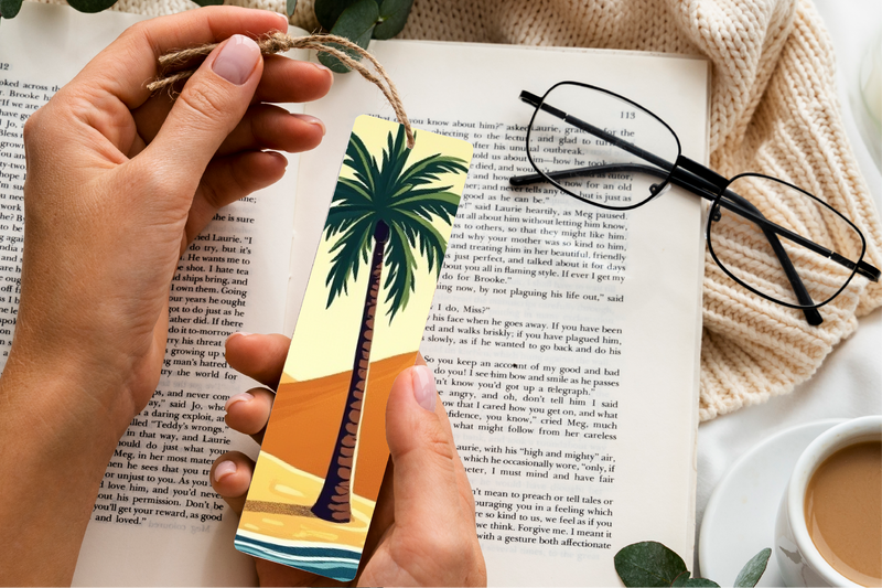 Desert Oasis Bookmark Journal - CraftNest - Digital Crafting and Art