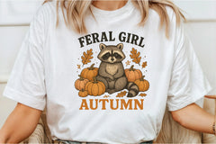 Feral Girl Autumn Clipart Bundle - CraftNest - Digital Crafting and Art