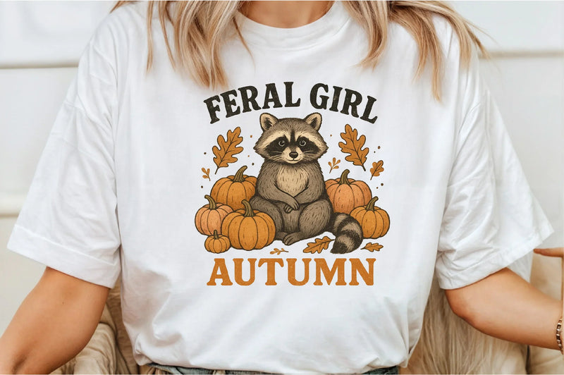 Feral Girl Autumn Clipart Bundle - CraftNest - Digital Crafting and Art