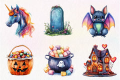 Cute Halloween Huge Clipart Bundle - CraftNest - Digital Crafting and Art