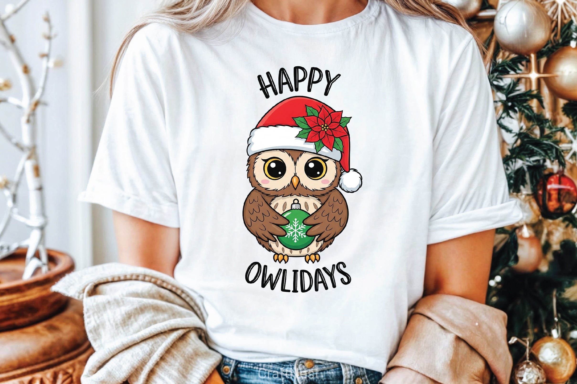 Owlidays Christmas Clipart Bundle - CraftNest - Digital Crafting and Art