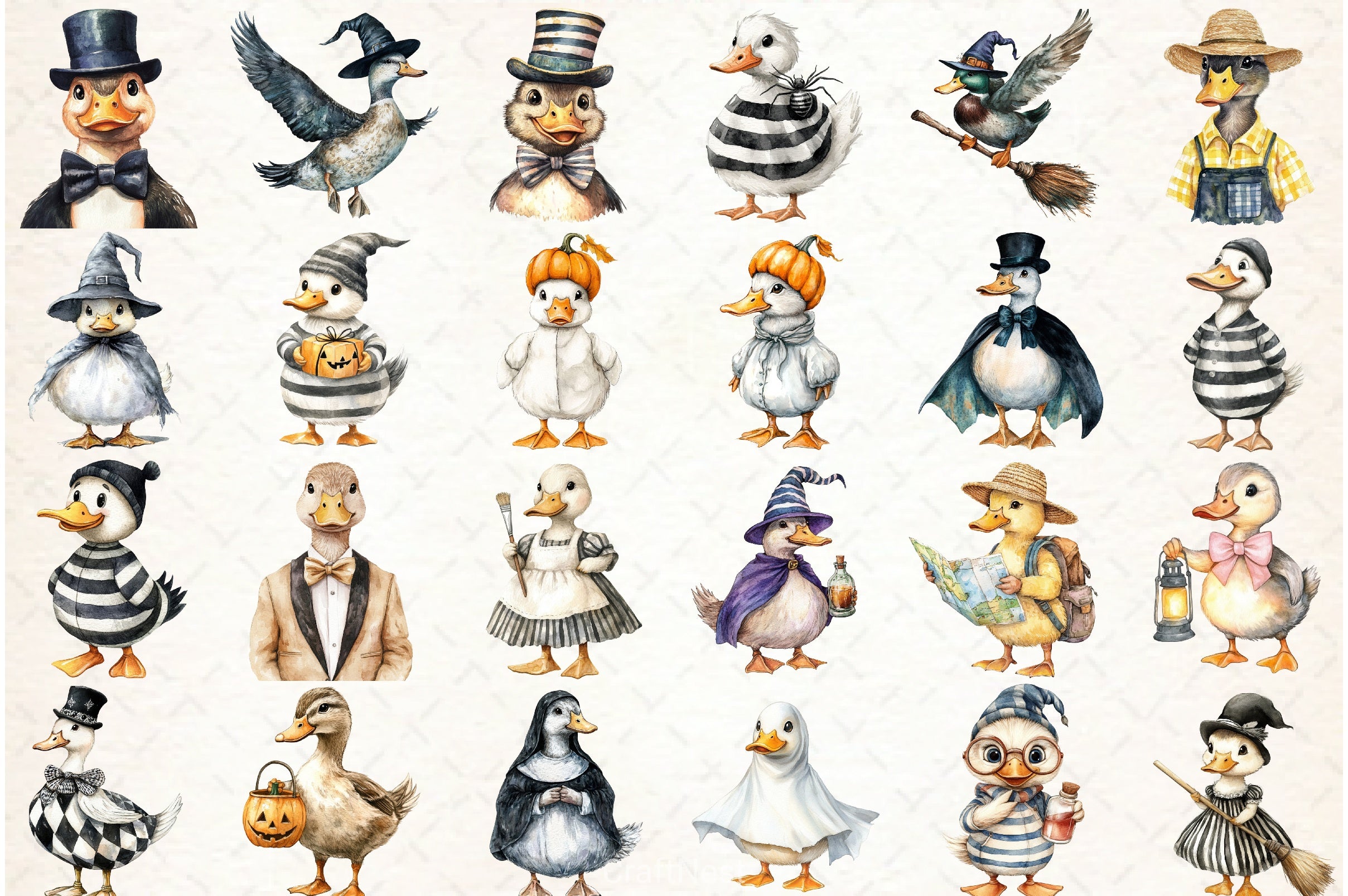 Halloween Goose Clipart Bundle 2 - CraftNest - Digital Crafting and Art