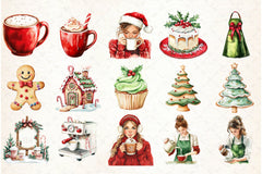Christmas Coffee Clipart Bundle 5 - CraftNest - Digital Crafting and Art