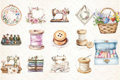 Seamstress Clipart Bundle - CraftNest - Digital Crafting and Art