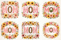 Floral Mama Clipart Bundle1 - CraftNest - Digital Crafting and Art