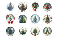 Christmas Tree Clipart Bundle 77 - CraftNest - Digital Crafting and Art