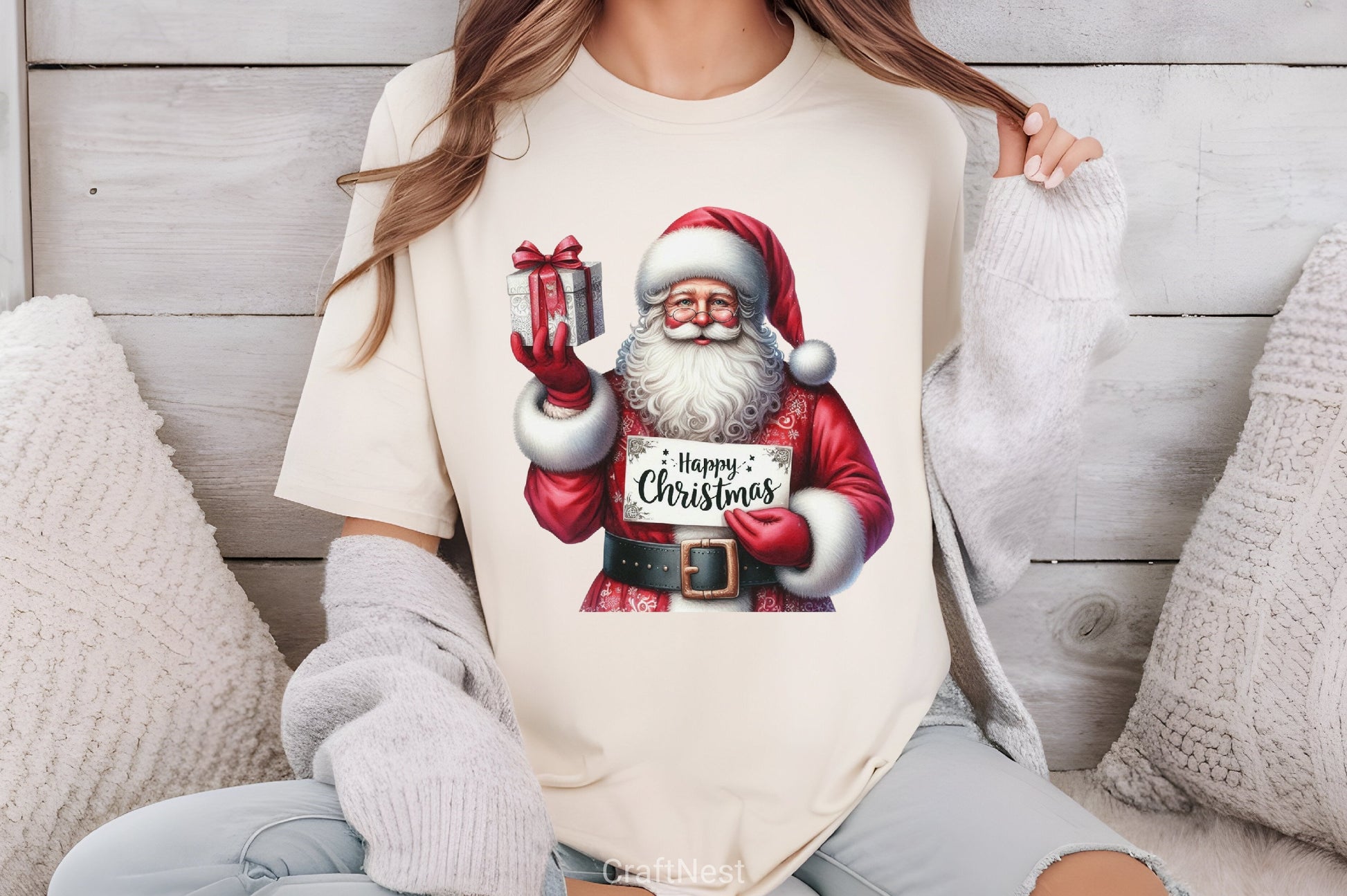 Funny Santa Clipart Bundle 4 - CraftNest - Digital Crafting and Art