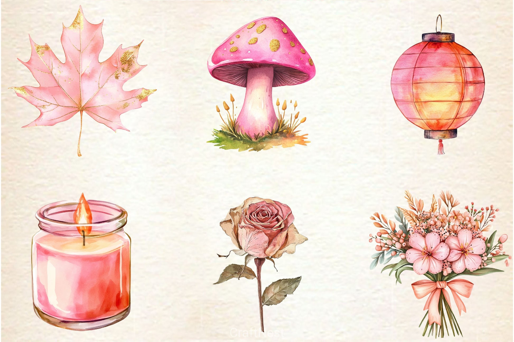 Autumn Serenity Clipart Bundle - CraftNest - Digital Crafting and Art