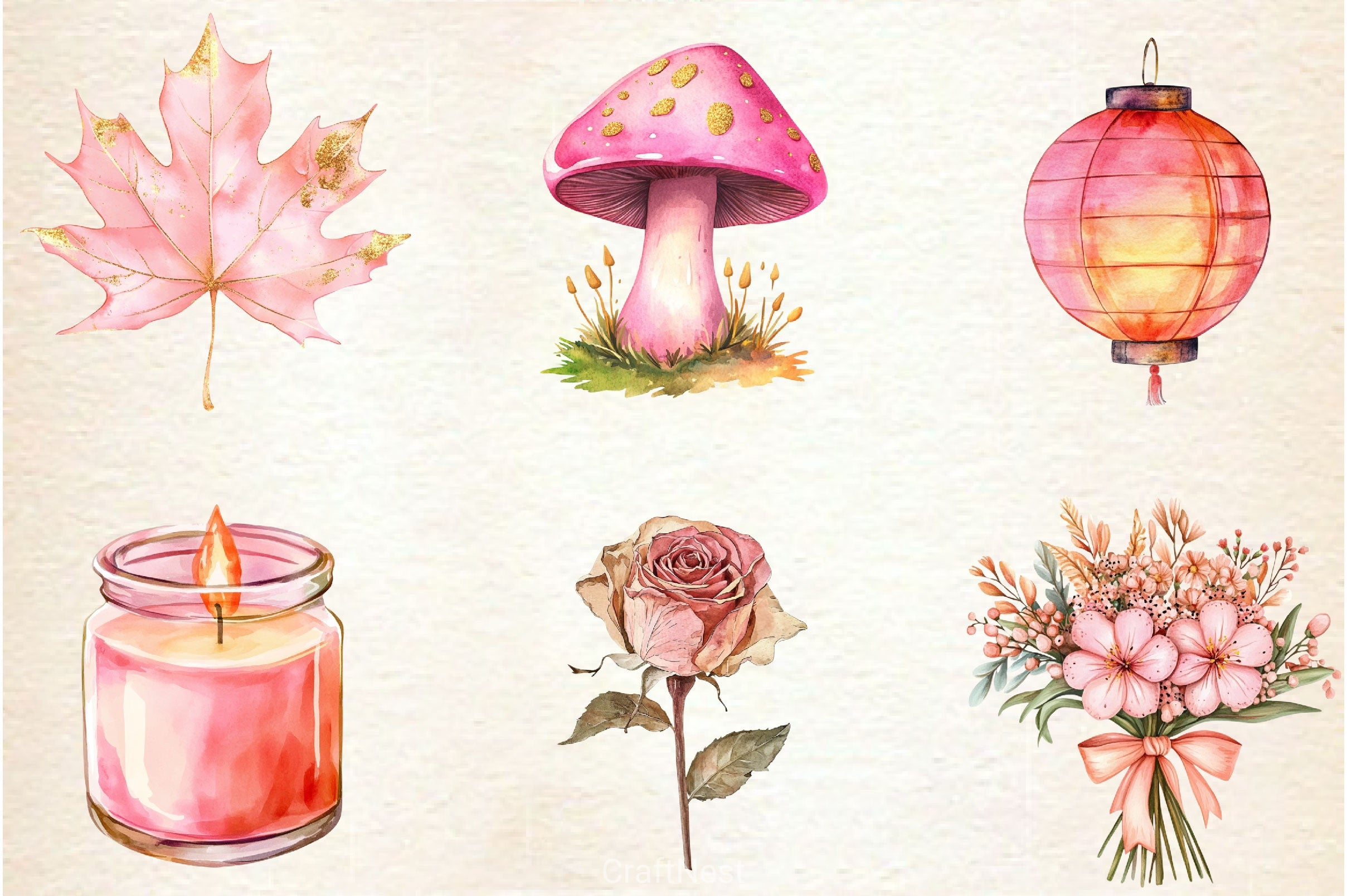 Autumn Serenity Clipart Bundle - CraftNest - Digital Crafting and Art