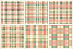 Green Pink Checkered Pattern Digital Paper 2 - CraftNest - Digital Crafting and Art