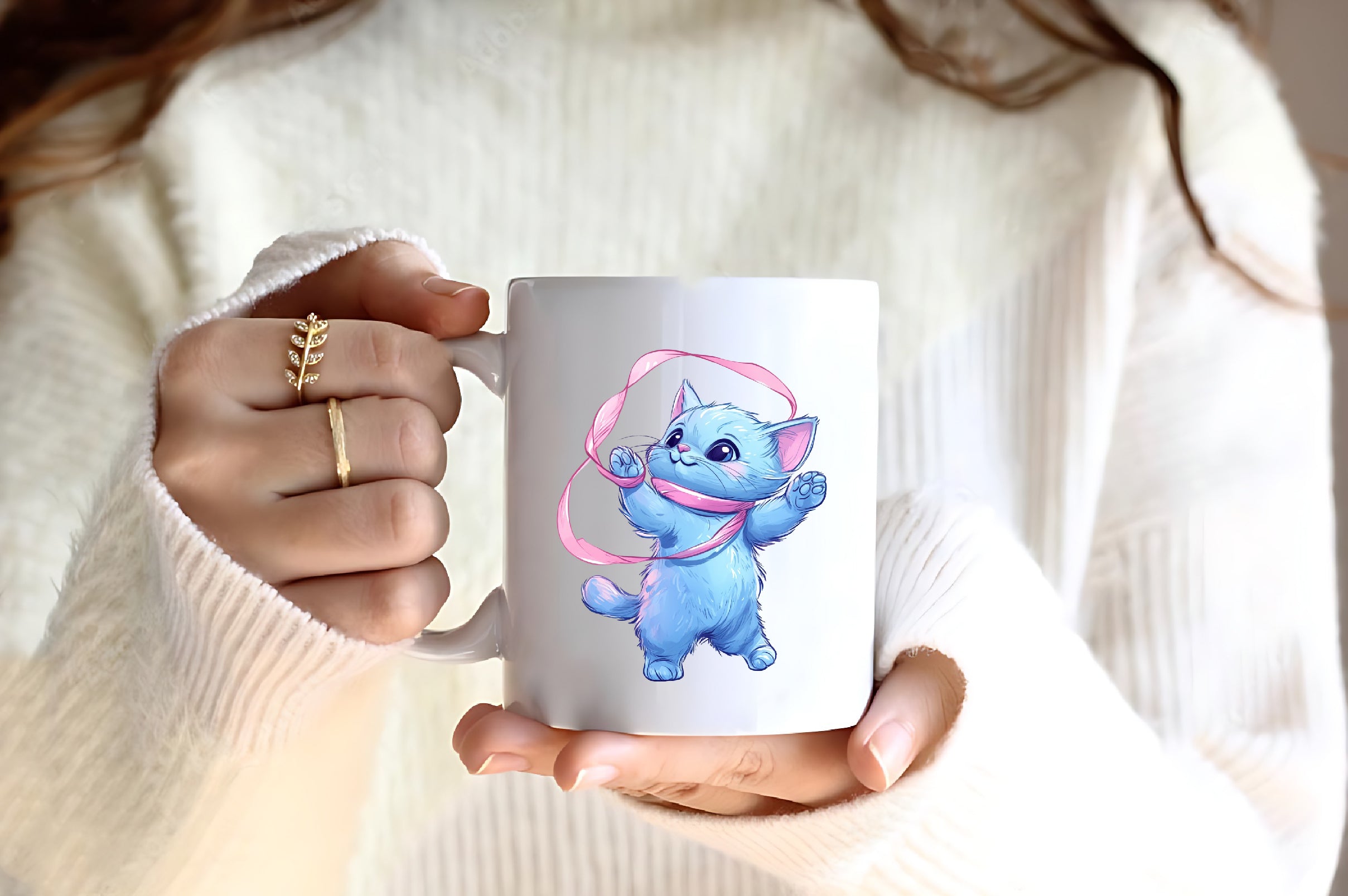 Blue Cat Ballerina Clipart Bundle - CraftNest - Digital Crafting and Art