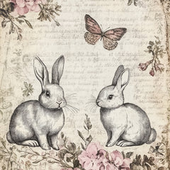 Vintage Bunny Clipart Bundle - CraftNest - Digital Crafting and Art