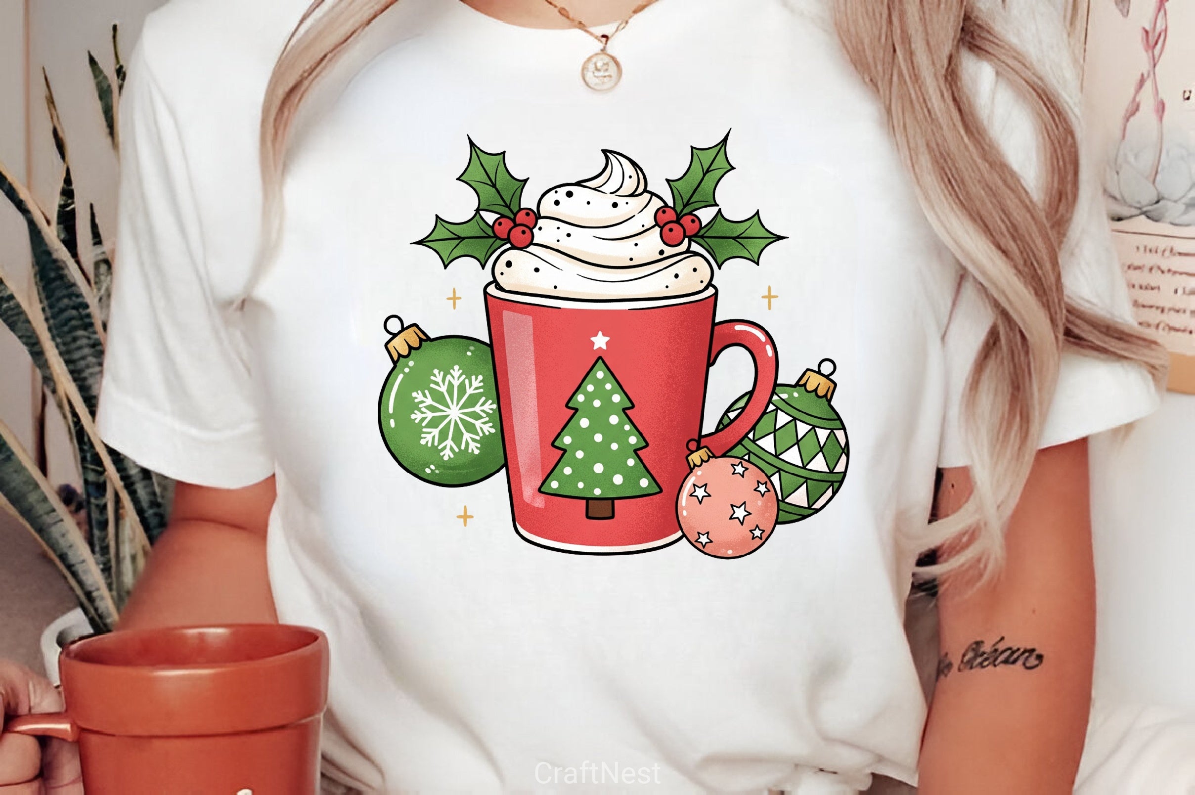 Christmas Coffee Clipart Bundle 6 - CraftNest - Digital Crafting and Art