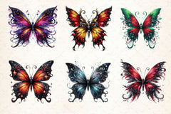 Butterflies Butterfly Clipart Bundle - CraftNest - Digital Crafting and Art
