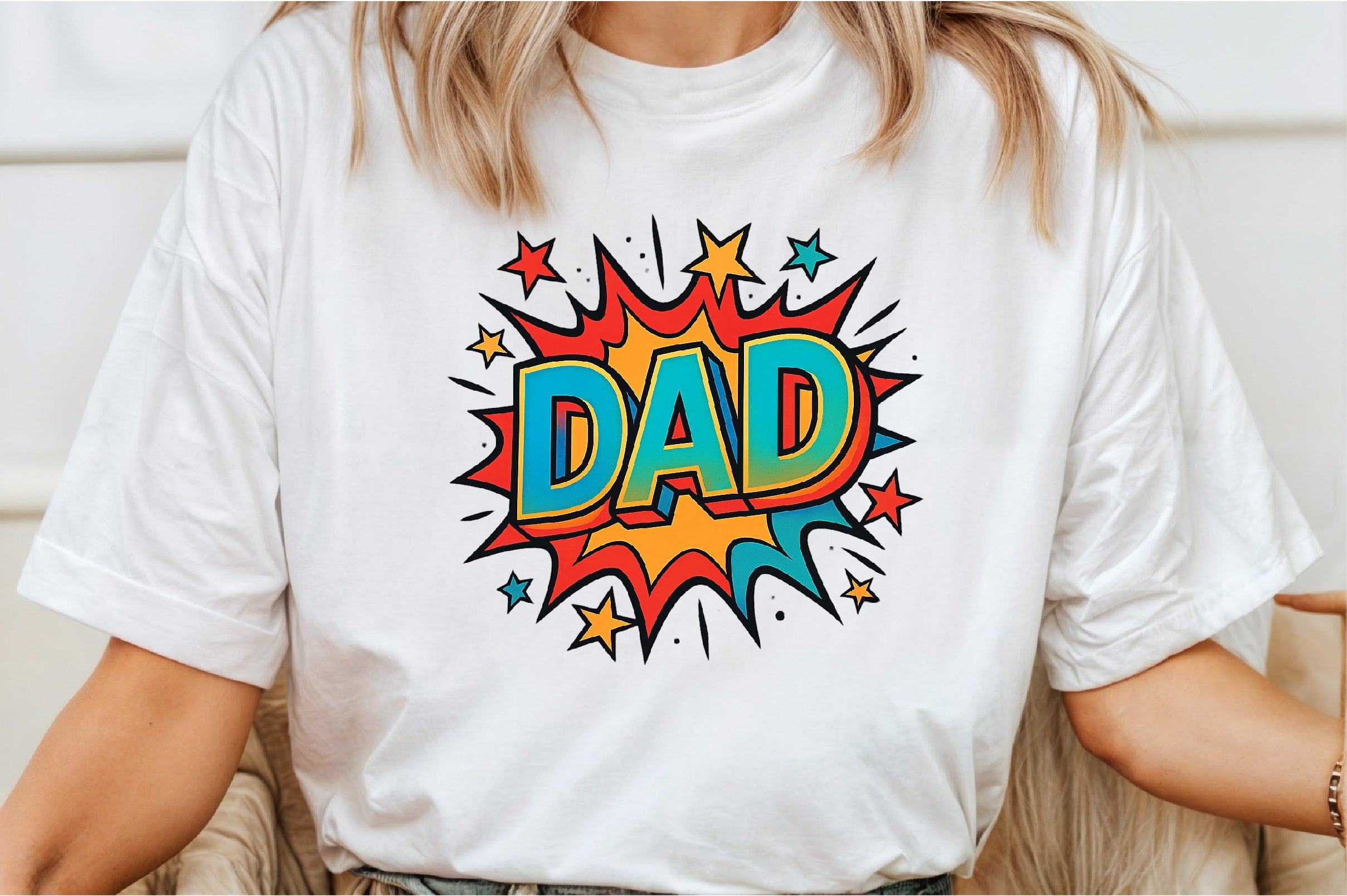Dad Comic Style Clipart Bundle