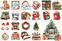 Cozy Christmas Planner Clipart Bundle - CraftNest - Digital Crafting and Art