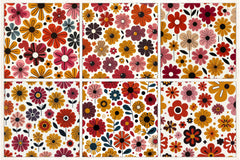Bright Floral Seamless Pattern - CraftNest - Digital Crafting and Art