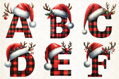 Christmas Alphabet Clipart Bundle 3 - CraftNest - Digital Crafting and Art