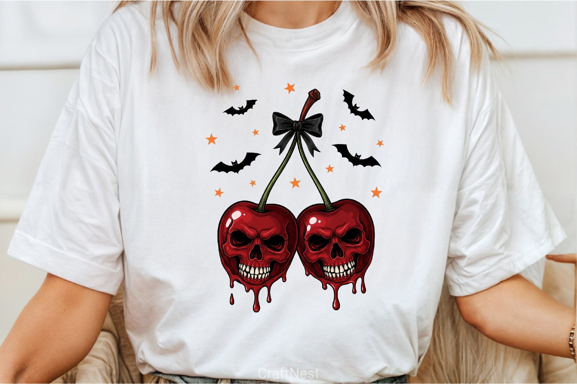 Skull Cherries Halloween Clipart Bundle - CraftNest - Digital Crafting and Art