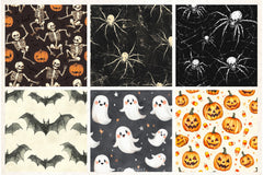 Happy Halloween Digital Paper - CraftNest - Digital Crafting and Art