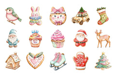 Christmas Cookies Clipart Bundle 1 - CraftNest - Digital Crafting and Art