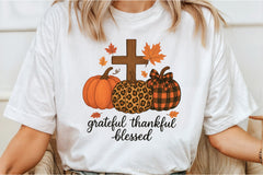 Grateful Thankful Blessed Pumpkin Clipart Bundle - CraftNest - Digital Crafting and Art