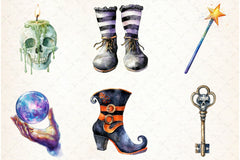 Vintage Halloween Clipart Bundle 16 - CraftNest - Digital Crafting and Art