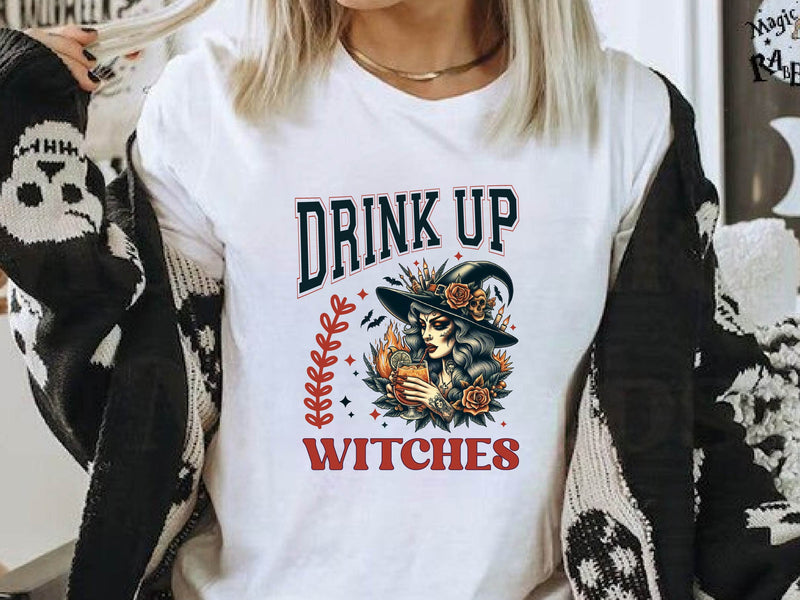 Drink Up Witches Funny Halloween Clipart Bundle 1 - CraftNest - Digital Crafting and Art