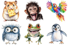 Adorable Crazy Animal Clipart - CraftNest - Digital Crafting and Art