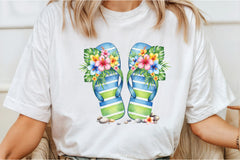 Summer Flip Flop Clipart Bundle - CraftNest - Digital Crafting and Art