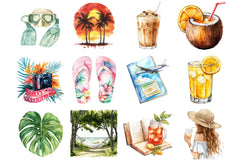 Summer Vacation Clipart Bundle 2 - CraftNest - Digital Crafting and Art