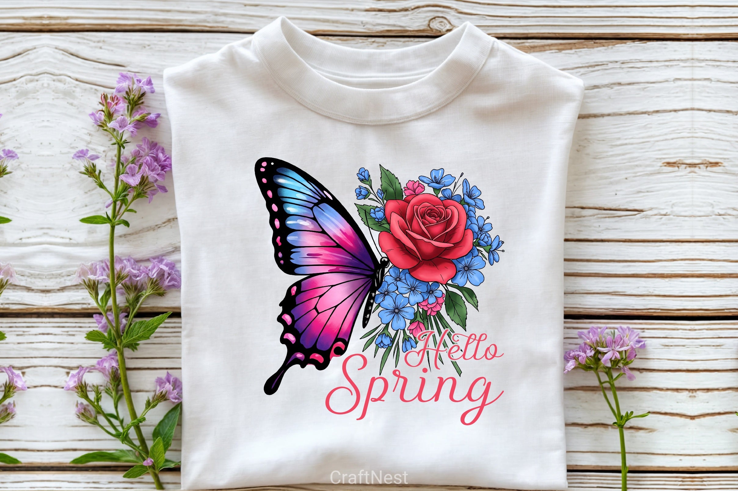 Spring Butterfly Clipart Bundle 6 - CraftNest - Digital Crafting and Art