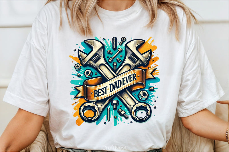 Best Dad Ever Father's Day Clipart Bundle 1 - CraftNest - Digital Crafting and Art